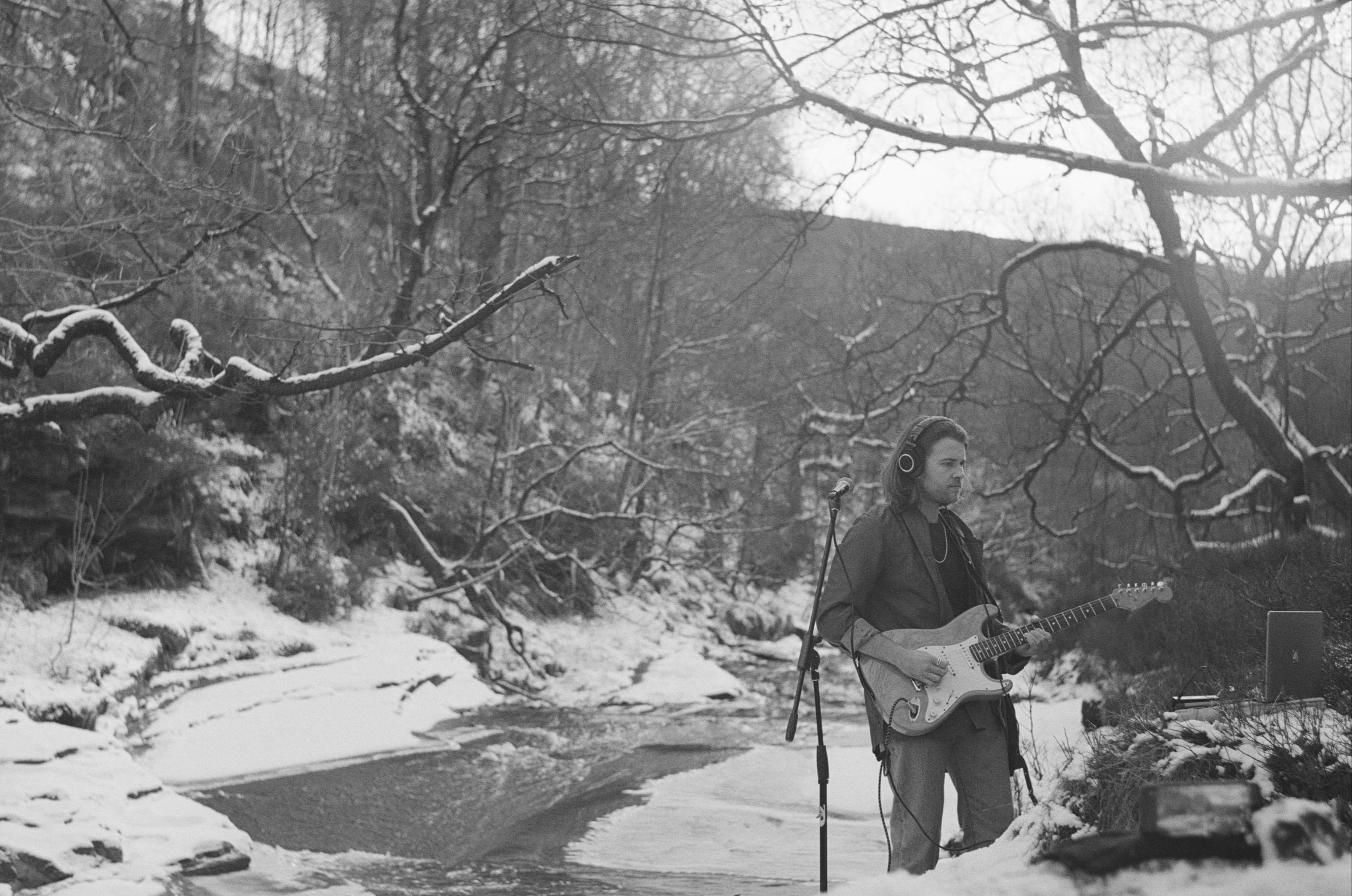 Wedgy performing outdoors